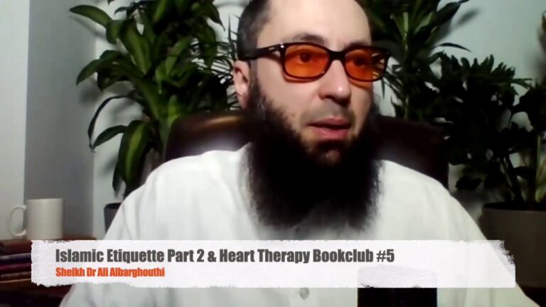 Islamic Etiquette Session 2 & Heart Therapy Bookclub Session #5