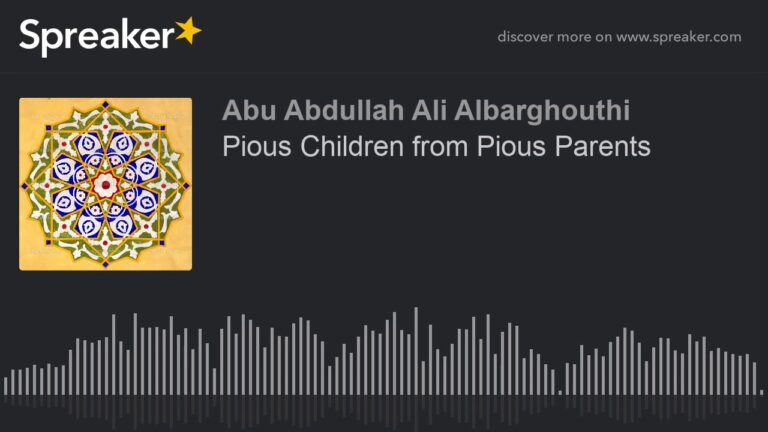 Pious Children from Pious Parents