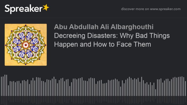 Decreeing Disasters: Why Bad Things Happen and How to Face Them